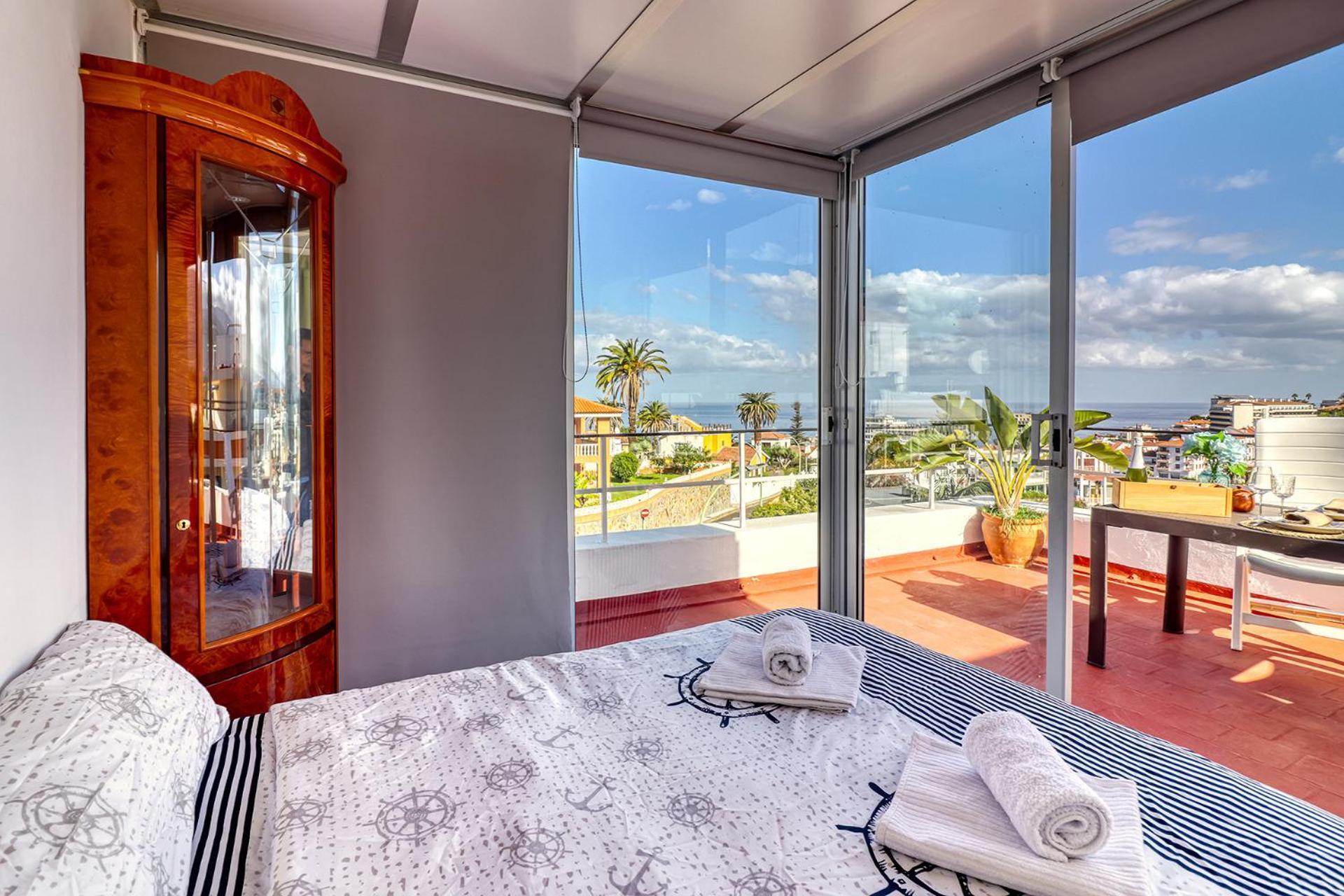 Spacious Penthouse With King-Size Bed, Huge Terrace, Ocean & Teide View 拉克鲁斯 外观 照片