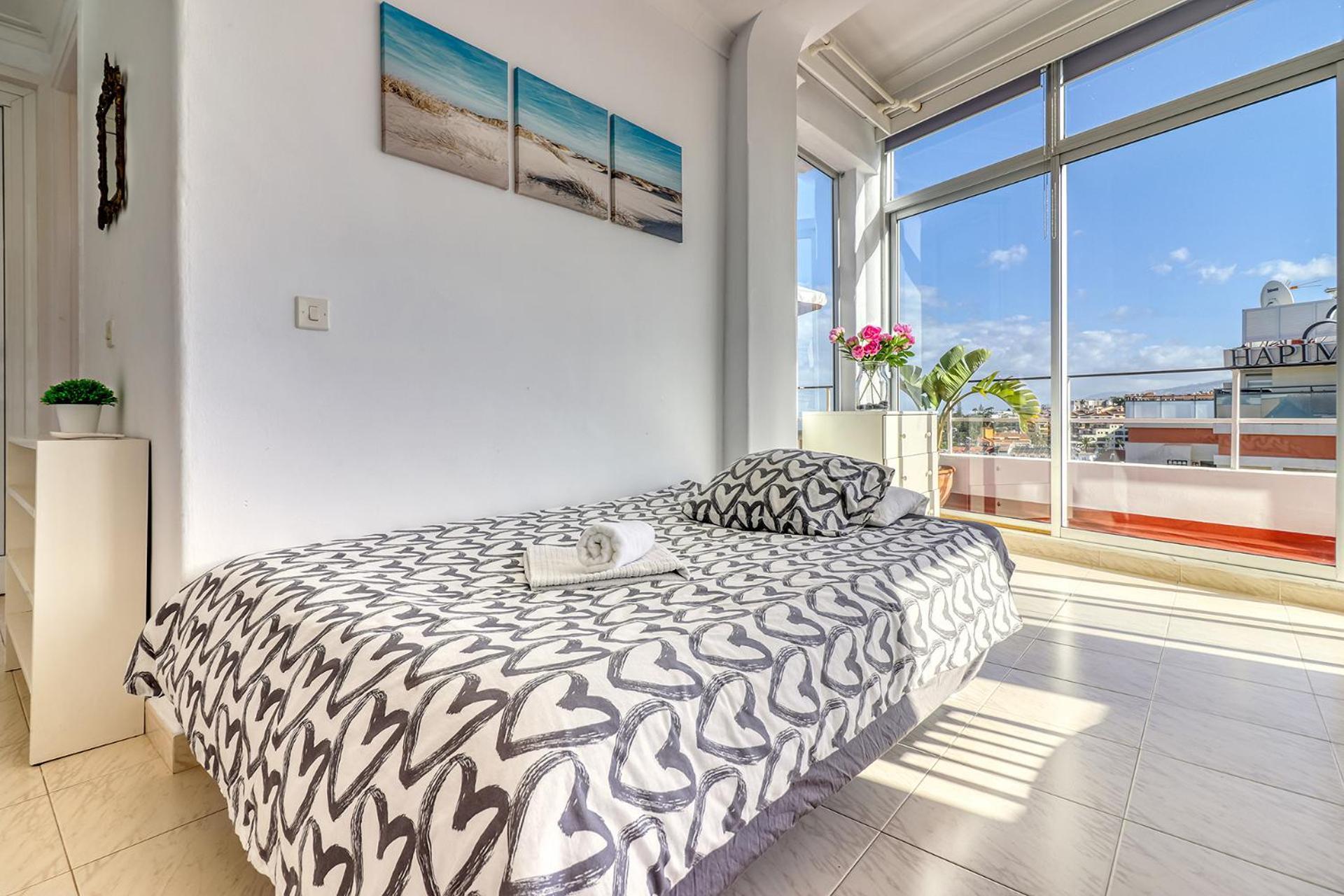 Spacious Penthouse With King-Size Bed, Huge Terrace, Ocean & Teide View 拉克鲁斯 外观 照片